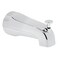 American Standard 8888026002 Bath SlipOn Diverter Tub Spout 4 in Polished Chrome For 12 copper water tube