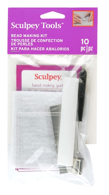 Sculpey Tools Bead Making Kit Complete 10 piece set of polymer ovenbake clay jewelry making tools DIY jewelry crafts great for all skill levels