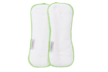 Buttons Cloth Diapers  Small Nighttime Doubler Insert  2 Pack