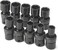 10 Piece 38 Drive 6 Point Swivel Metric Impact Socket Set