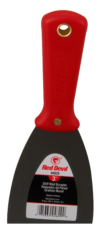 Red Devil 4829 Wall Scraper 3 Black