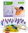 Kangzhu KANGZHU24 24Cup Biomagnetic Chinese Cupping Therapy Set Multicolored