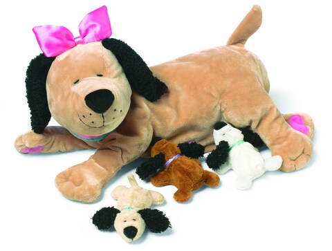 Buy Manhattan Toy Nursing Nana Nurturing Dog Stuffed Animal with Plush Puppies Online Carrefour UAE