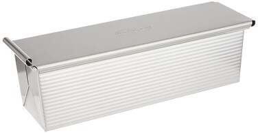 USA Pan Bakeware Pullman Loaf Pan with Cover 13 x 4 inch Nonstick  Quick Release Coating Made in the USA from Aluminized Steel