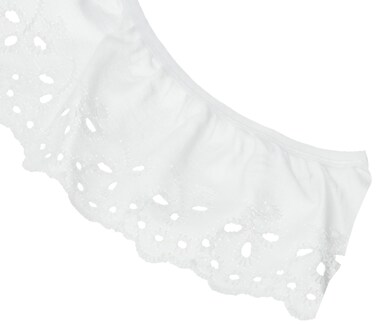 WRIGHTS Simplicity Floral Eyelet 258X10yd White