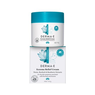 Derma E Eczema Relief Cream  All Natural Itch Relief Cream  Soothing Eczema Cream Relieves Flaky Scaly and Dry Skin  AntioxidantRich Topical Eczema and Psoriasis Cream 4oz