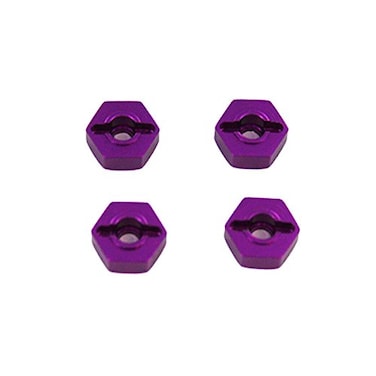 Redcat Racing 02134 12Mm Purple Aluminum Wheel Hex 4Piece