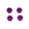 Redcat Racing 02134 12Mm Purple Aluminum Wheel Hex 4Piece