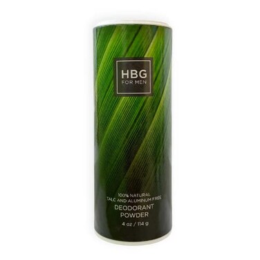 Honeybee Gardens Unscented Deodorant Powder For Men TalcFree AluminumFree Vegan NonIrritating For Sensitive Skin 4 oz