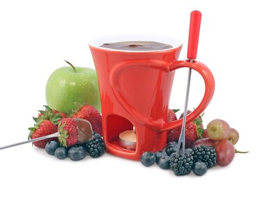 Swissmar F12066 4Piece Sweetheart Chocolate Fondue Mug Set
