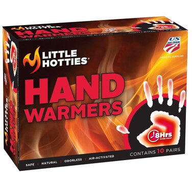 Little Hotties 8Hour Hand Warmers 10 Pair Black