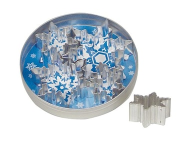 Fox Run Snowflake Cookie Cutter Set 5 piece