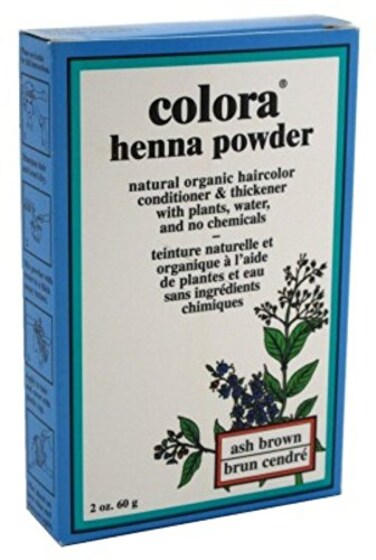 Colora Henna Powder Hair Color Ash Brown 2 Ounce 59ml 2 Pack