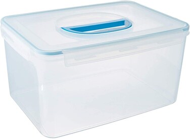 Komax Extra Large Food Storage Bins with Lids for Cat  Dog 486 Cups  Water  Airtight Container wHandles  BPAFree 134 x 98 x 7