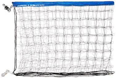 Park  Sun Sports Regulation Size IndoorOutdoor Recreational Volleyball Net with Rope Cable Top Blue One Size