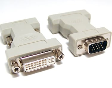 Micro Connectors Inc DVI Analog Female to VGA Male Adapter G08216
