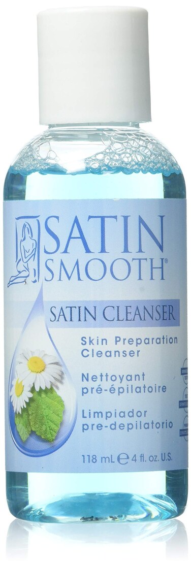 Satin Smooth Satin Cleanser Skin Preparation Cleanser 4 oz