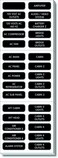 Blue Sea Systems 8067 AC Panel Extended 120 Label Set