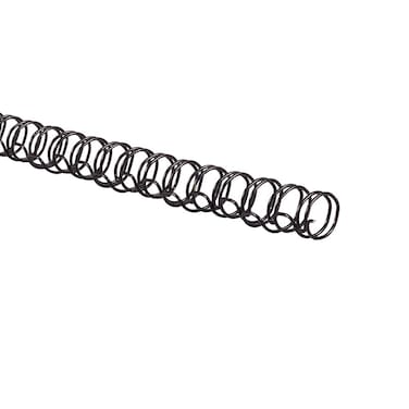 GBC Binding Spines  Spirals  Coils 38 Diameter 75 Sheet Capacity 31 Pitch WireBind Black 100 Pack 9775018
