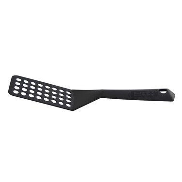 Berndes Spatulas for Non Stick Cookware  Turner Spatula Ergonomically Designed Black Slotted Spatula Turner Nonstick Kitchen Tool