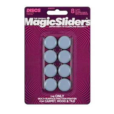 Magic Sliders 8025 Series 8PK 1 RND Slide Disc Blue