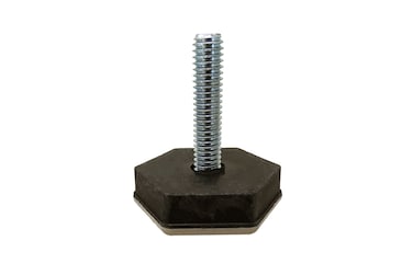 Shepherd Hardware 9468 112Inch Slide Glide HexBase Furniture Sliders with Threaded Stem 4Pack  Beige