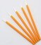 Huachnet Orange Disposable Lipstick Gloss Wands with Soft Brush Head Makeup KitsPack of 100