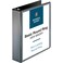 Business Source 09956 View Binder w 2 Inside Pockets 2Inch Capacity Black