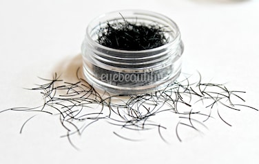 Premium Eyelash Extension Loose Individual Silk Lashes B Curl 020mm X 14mm Long by Eye Beautiful
