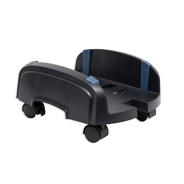IO CREST Computer PC Stand for ATX Case with Adjustable Width 62 to 10 and 4 Caster Wheels Hold up to 50 Lbs