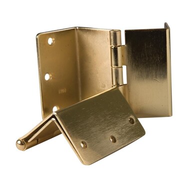 HealthSmart Expandable Door Hinges Allow up to 2 Extra Inches for Handicap Wheelchairs Walkers and Rollator Accessibility 2 Hinges Brass