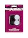 MAGIC SLIDERS L P 4273 114 RND Slider White  Black 4 Pack