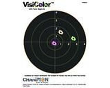 Champion Traps and Targets Bushnell VisiShot Targets 8 Bulls Eye 10 Pack Black 45824