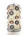 Nifty K Cup Holder  Compatible with KCups Coffee Pod Carousel  35 K Cup Holder Spins 360Degrees Lazy Susan Platform Modern Chrome Design Home or Office Kitchen Counter Organizer