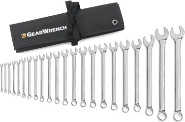 GEARWRENCH 22 Pc 12 Pt Combination Wrench Set Long Pattern Metric  81916