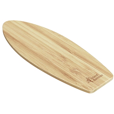 Laguna Bamboo Mini Surfboard Cutting Board 23inch by 75inch  Earth Friendly Bamboo Surf Board with Stylish Honey Stripe Design for Wall Decor  Surf Boards for Decorating  by Island Bamboo