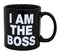 Island Dogs Giant I am The Boss Mug Black
