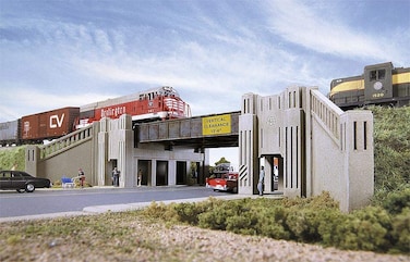 Walthers Cornerstone Series Kit HO Scale Art Deco Highway Underpass