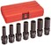 SUNEX TOOLS 3656 38 Drive Fractional 6 Point Deep Universal Impact Socket Set  7 Pc