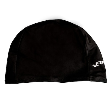 FINIS Spandex Cap  Swimming Cap for Women and Men  Black