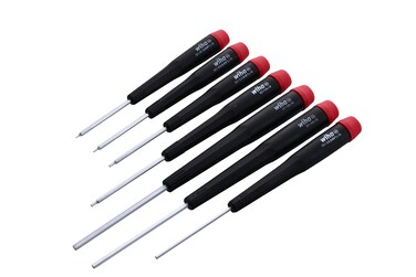 Wiha 26390 Screwdriver Set Hex Metric With Precision Handle 7  30mm 7 Piece