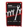 SUNEX TOOLS 9605MA 5 Piece Raised Panel Metric Combination Wrench Set Raised Panel CRV