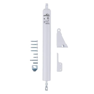 Wright Products  Standard Duty Pneumatic Screen and Storm Door Closer White