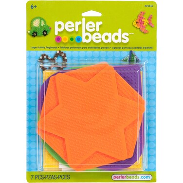 Perler Beads Assorted Pegboard Set Arts and Crafts for Children 5 pcs