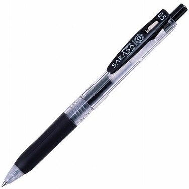 Zebra Sarasa Clip Pen 05 mm Black JJ15BK