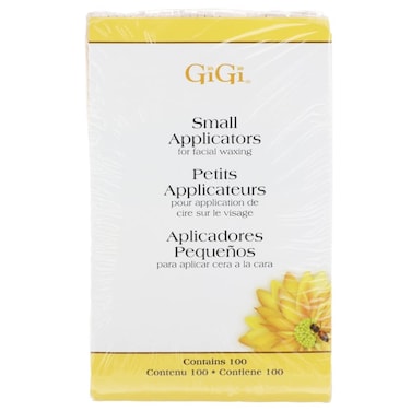 GiGi Small Wax Applicators for Facial Hair WaxingHair Removal 100 Count Pack of 1