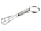 Zittop Mini Whisk Keychain Novelty for Chef Cook Foodie Silver