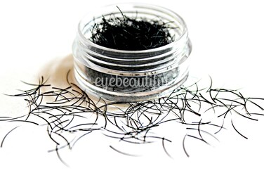 Premium Eyelash Extension Loose Individual Silk Lashes C Curl 020mm X 14mm Long by Eye Beautiful