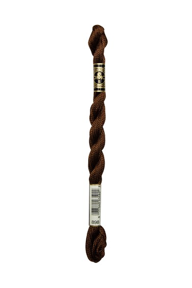 DMC 115 3898 Pearl Cotton Thread Dark Coffee Brown
