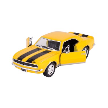 KiNSMART 1967 Chevy Camaro Z28 Classic Bumblebee Yellow 5 137 Scale Die Cast Metal Toy